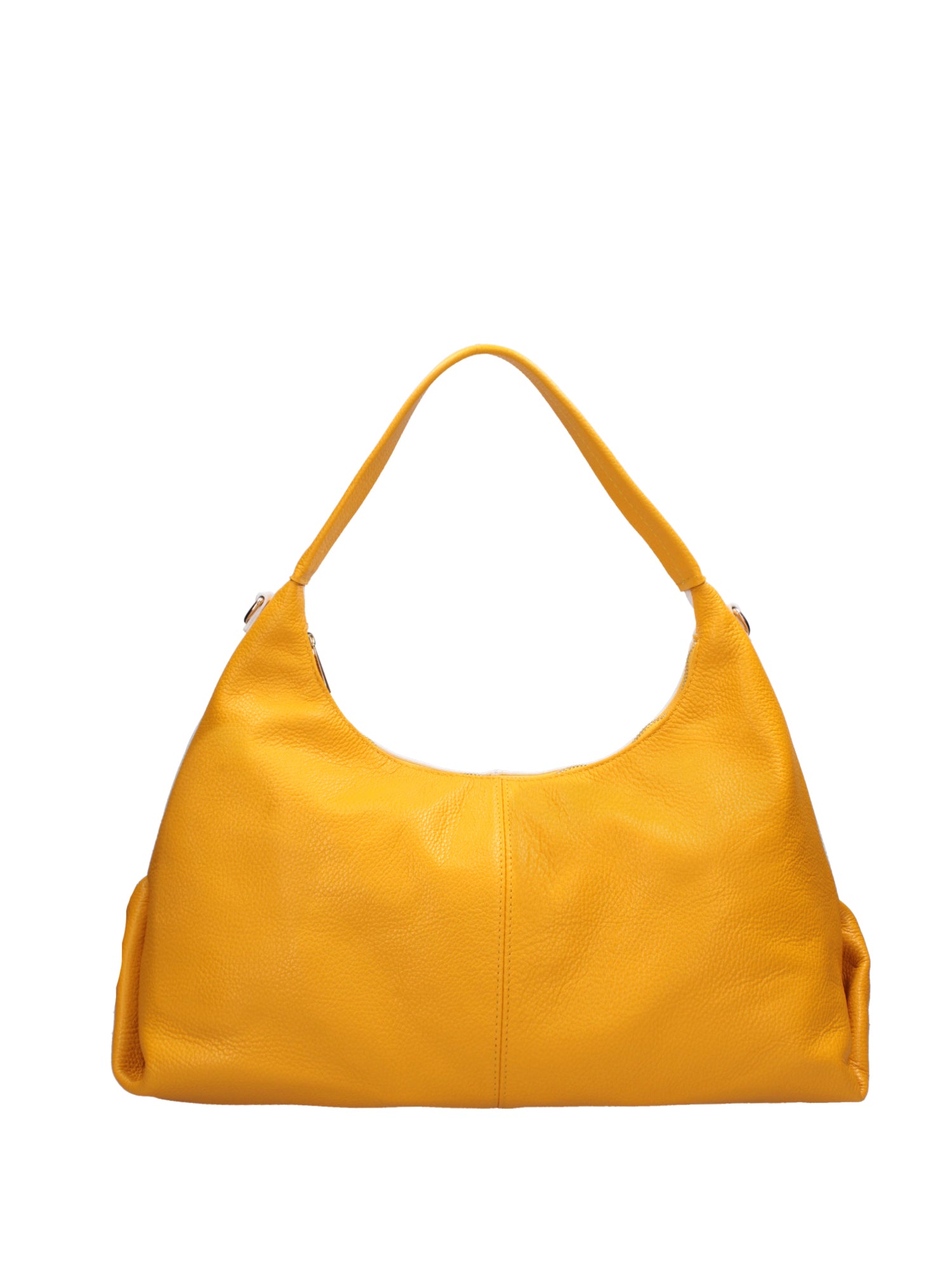 Borsa a spalla da donna Vera pelle 07233-D04 GIALLO+BIANCO Roberta Rossi