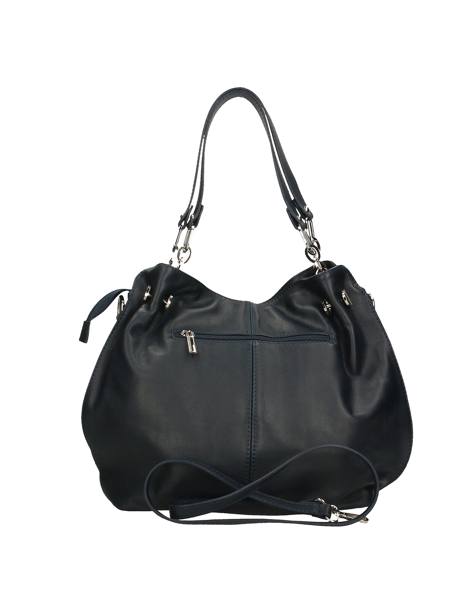 Ereba Borsa a mano da donna Made in Italy 100% pelle 3305-S24 BLU JEANS Gave Lux