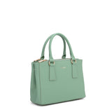Borsa a mano da donna 100% pelle vegana PU 720-2PT-JADE GREEN Diana&co