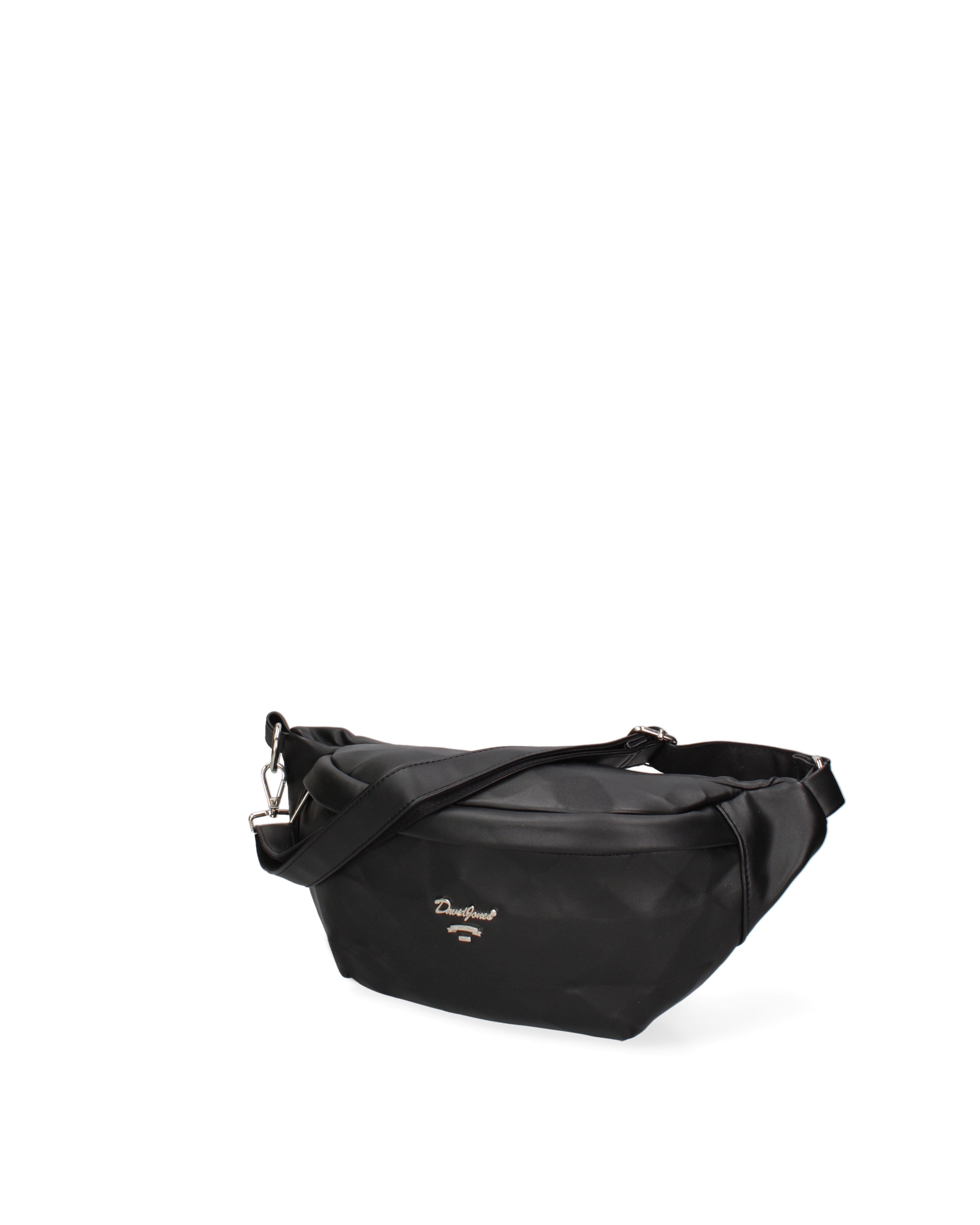 Marsupio da donna Ecopelle e Zip F6735-2-BLACK David Jones