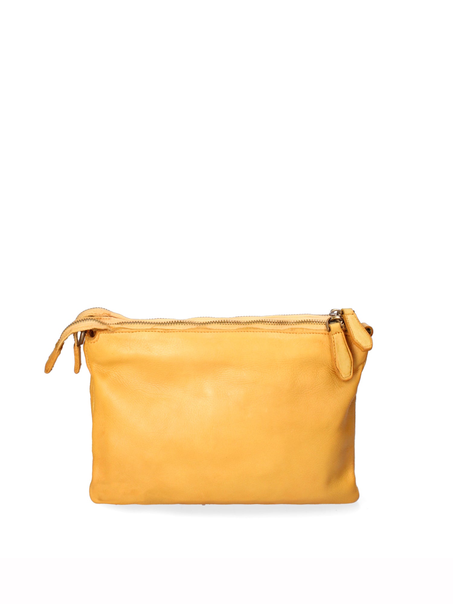 Lucca Borsa a tracolla da donna Vera pelle 1001-D36 SENAPE Gave Lux