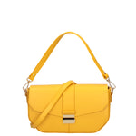 Borsa a spalla da donna Vera pelle 07229-L224 GIALLO Roberta Rossi