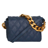 Adriana Borsa a mano da donna Vera pelle 04539-S24 BLU JEANS Gave Lux