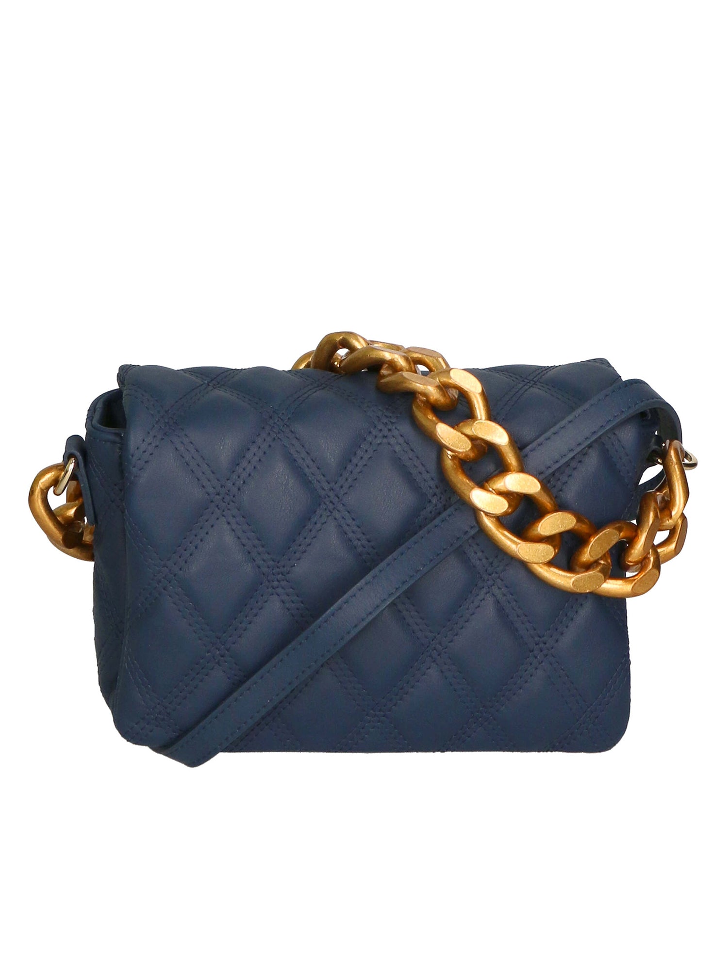 Adriana Borsa a mano da donna Vera pelle 04539-S24 BLU JEANS Gave Lux