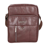 Borsa a tracolla uomo Pelle PU vegana PCL3102-COFFEE Northampton Polo Club