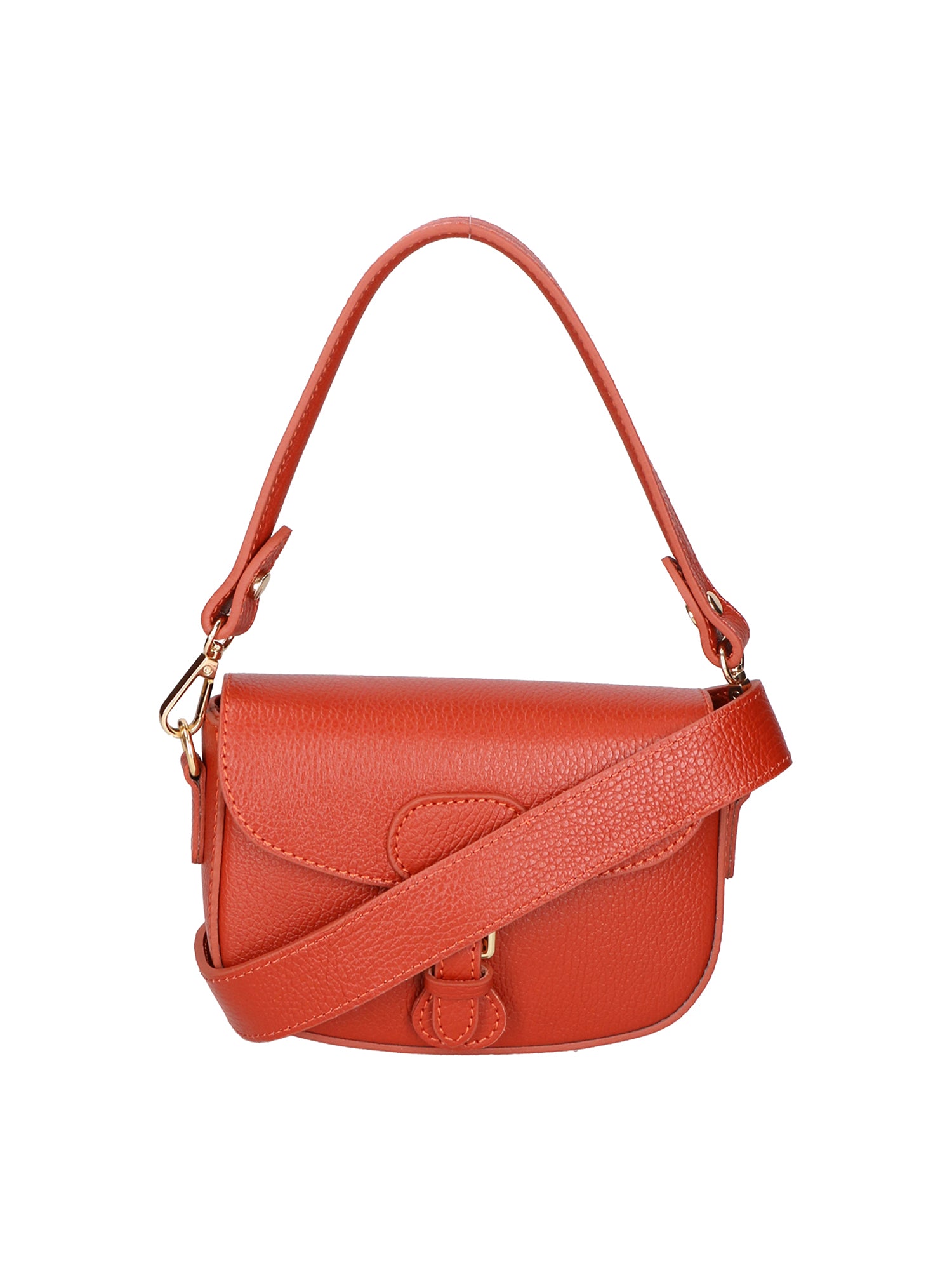 Viktoria Borsa a spalla da donna Vera pelle 06526-D61 MATTONE(HP) Gave Lux
