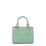 Borsa a mano da donna 100% pelle vegana PU 720-1PT-JADE GREEN Diana&co