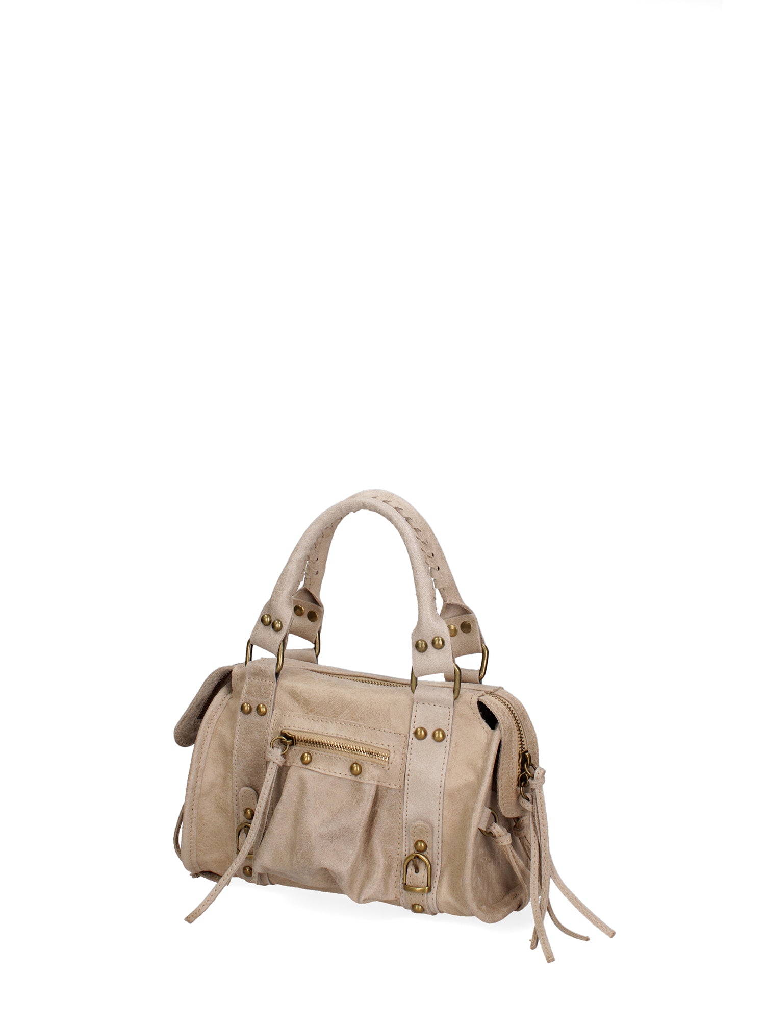 Erisia Borsa a spalla da donna Vera pelle 06091-004 TAUPE Gave Lux