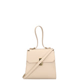 Borsa a mano da donna 100% pelle 07204-L116 BEIGE Viola Castellani