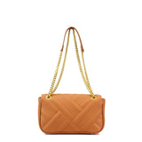 Borsa a tracolla da donna 100% pelle vegana PU GGB011CGN Gabriella G Firenze
