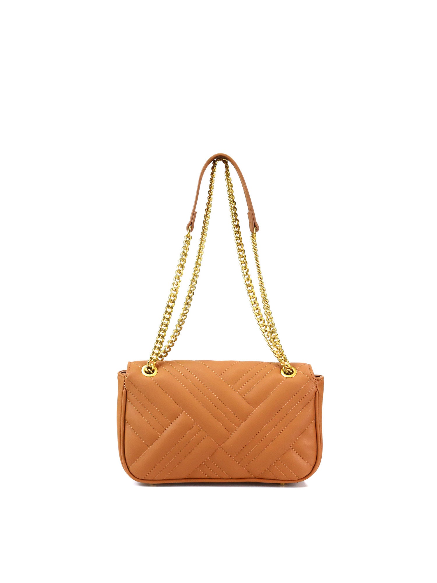 Borsa a tracolla da donna 100% pelle vegana PU GGB011CGN Gabriella G Firenze