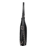 Borsa a spalla convertibile in zaino Vera pelle 07144-NERO Roberta Rossi