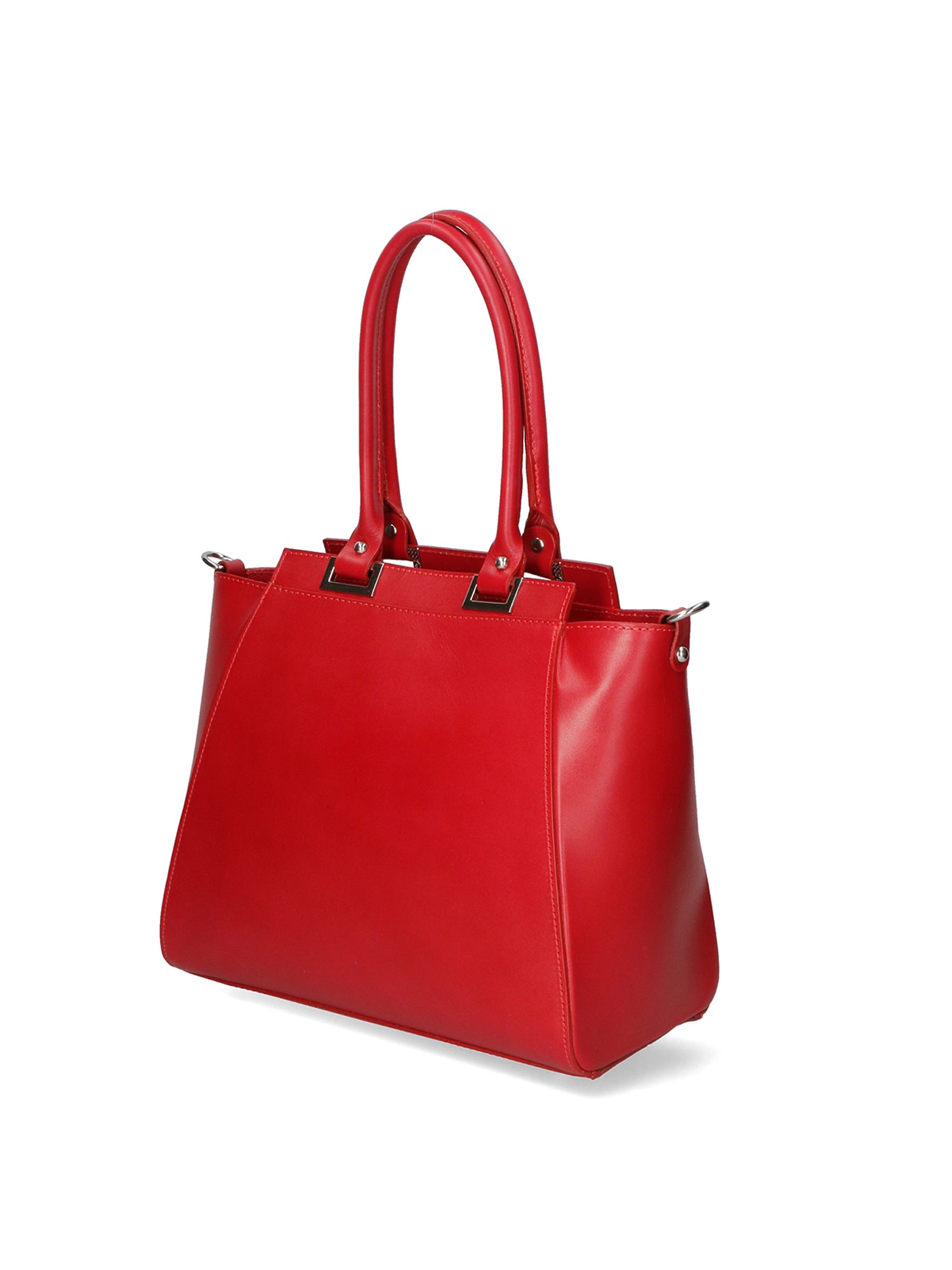 Fatima Borsa a mano da donna 100% pelle 9060-ROSSO RED Gave Lux