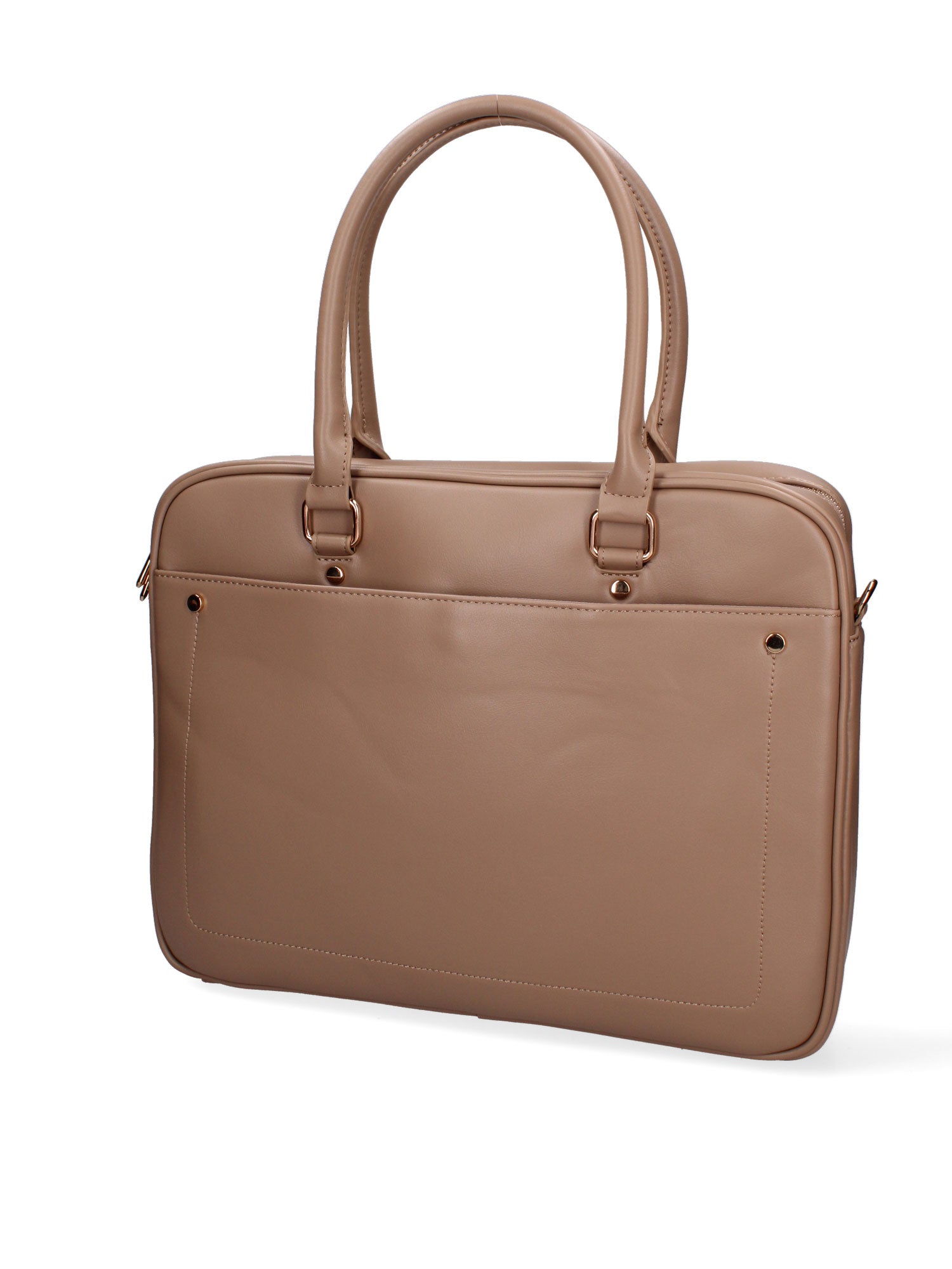 Valora Borsa da lavoro unisex Ecopelle e poliestere 3403-2-TAUPE Diana&co