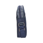 Borsa a tracolla uomo Pelle PU e Tessuto PCL3061-BLU Northampton Polo Club