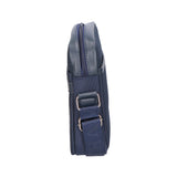 Borsa a tracolla uomo Pelle PU e Tessuto PCL3061-BLU Northampton Polo Club
