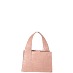 Borsa a mano da donna Vera pelle effetto cocco 07220-C68 ROSA Roberta Rossi