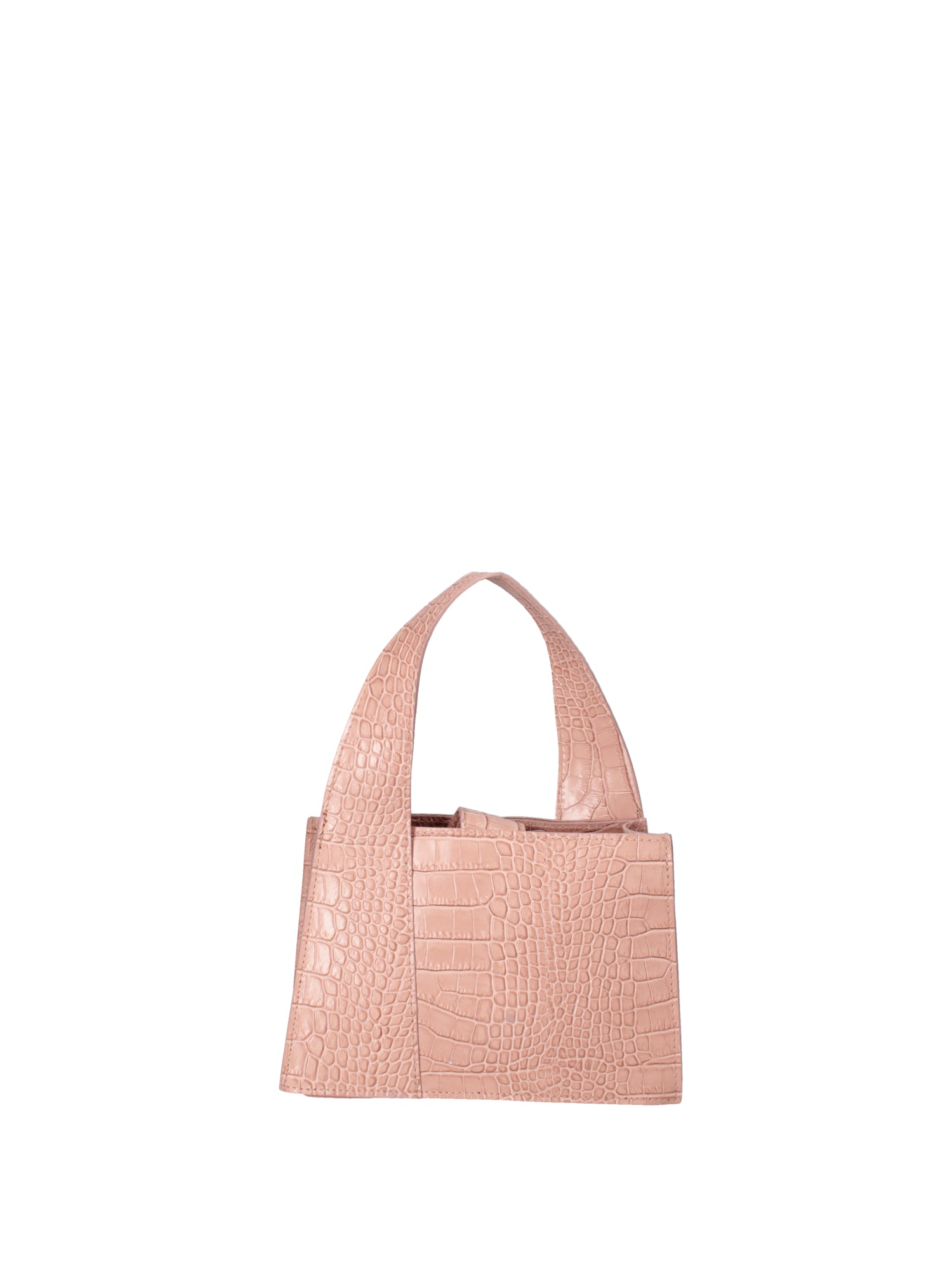 Borsa a mano da donna Vera pelle effetto cocco 07220-C68 ROSA Roberta Rossi