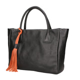 Rosalie Borsa a spalla da donna 100% pelle 06503-D28 NERO BLACK Gave Lux