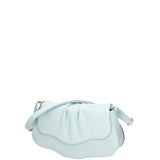 Borsa a spalla da donna Vera pelle 07152-D102 CIELO Viola Castellani