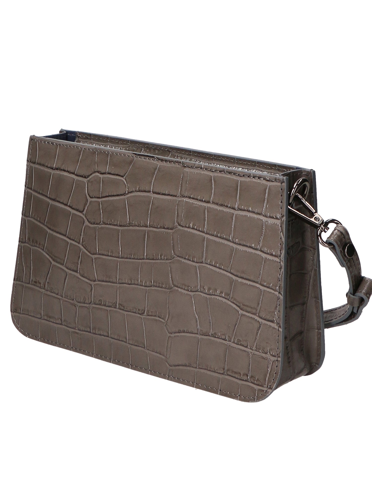 Valoria Borsa a spalla da donna Vera pelle 05414-B27 GRIGIO SCURO Gave Lux