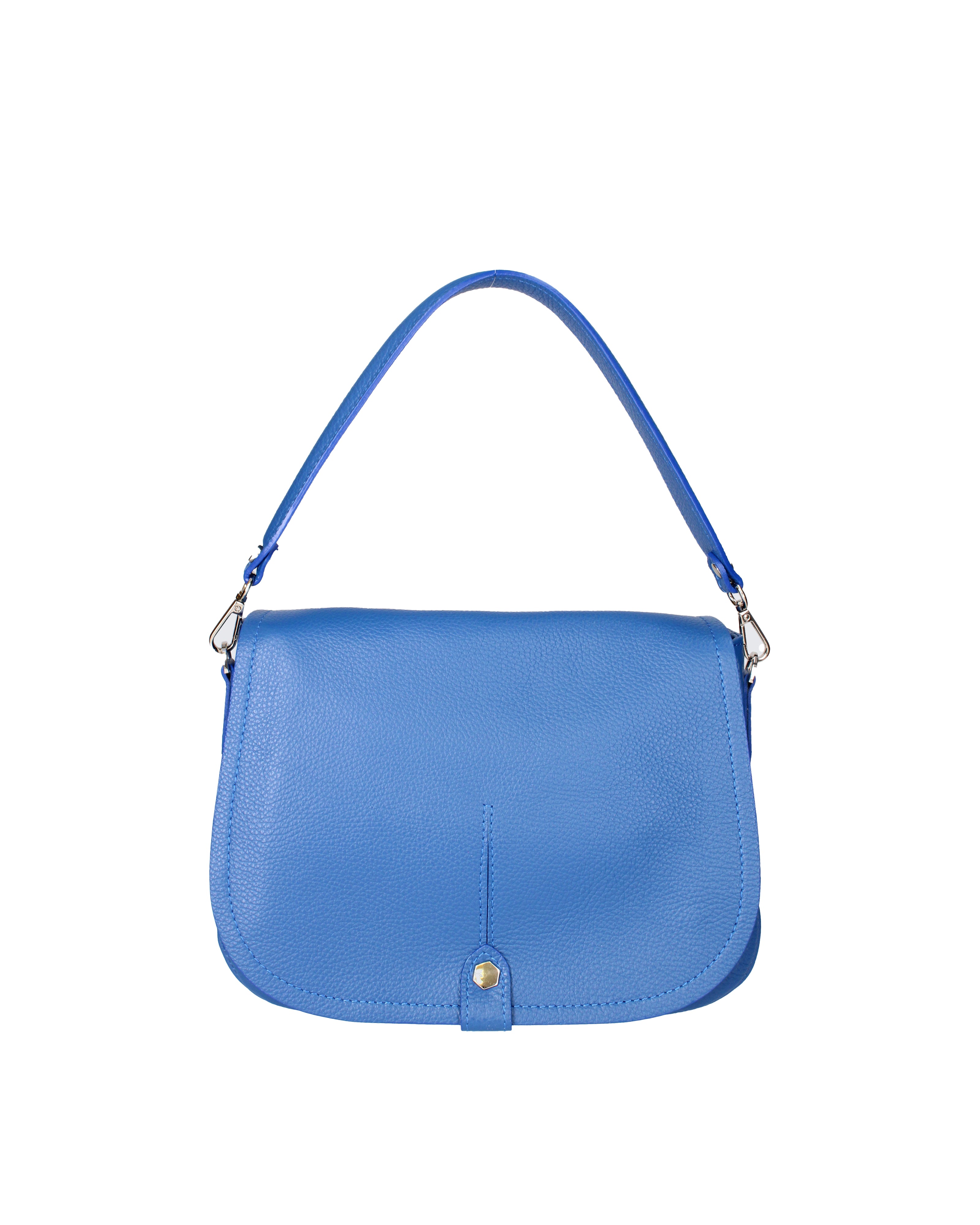 Sabina Borsa a spalla da donna Vera pelle 07139-D22 BLUETTE Viola Castellani