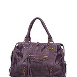 Elara Borsa a spalla da donna Vera pelle 06090-038 VIOLA SCURO Gave Lux