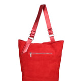 Borsa a spalla da donna Vera pelle 07312-D17 ROSSO+L032 Roberta Rossi