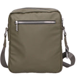 Borsa a tracolla uomo 100% PU Leather PCL3015-GREEN-BLACK Northampton Polo Club