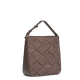 Seraphina Lux Borsa a spalla da donna 100% poliuretano B17074-MARRONE Braccialini