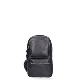 Borsa a tracolla da donna Ecopelle DC1830-2-BLUE JEANS Diana&co