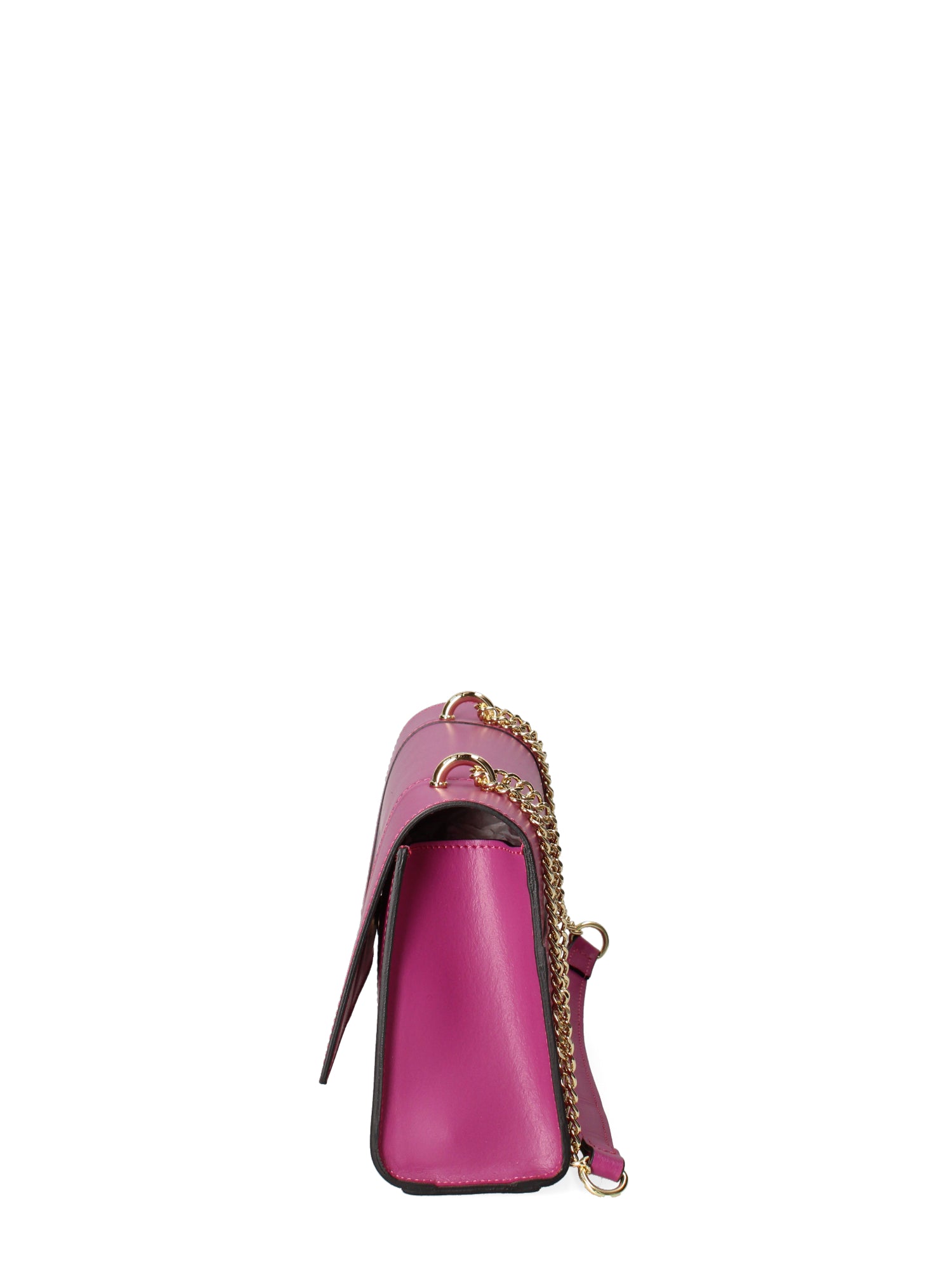 Borsa a tracolla da donna Vera pelle JR-W-1054-FUXIA-GOLD John Richmond