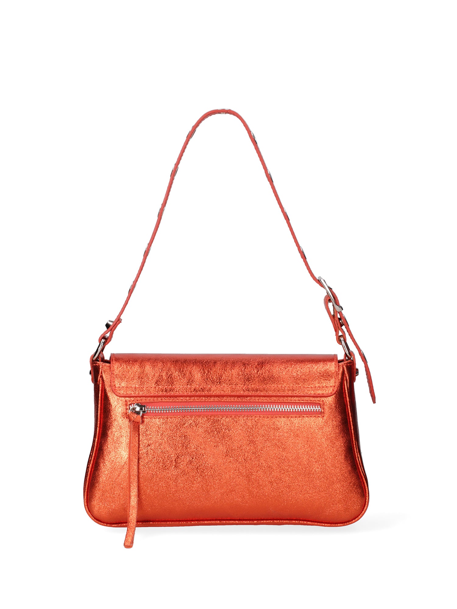 Borsa a spalla da donna Vera pelle 07234-L010 ARANCIO Roberta Rossi