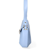 Astrea Borsa a spalla da donna 100% pelle 06015-L220 AZZURRO Gave Lux