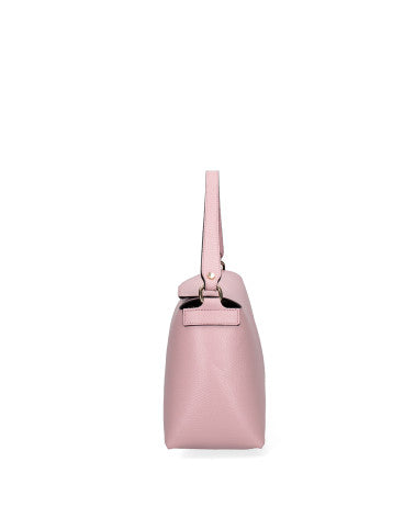 Borsa a spalla da donna Vera pelle 07154-D56 PINK Roberta Rossi