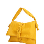 Borsa a spalla da donna Vera pelle 07171-S04 GIALLO Viola Castellani
