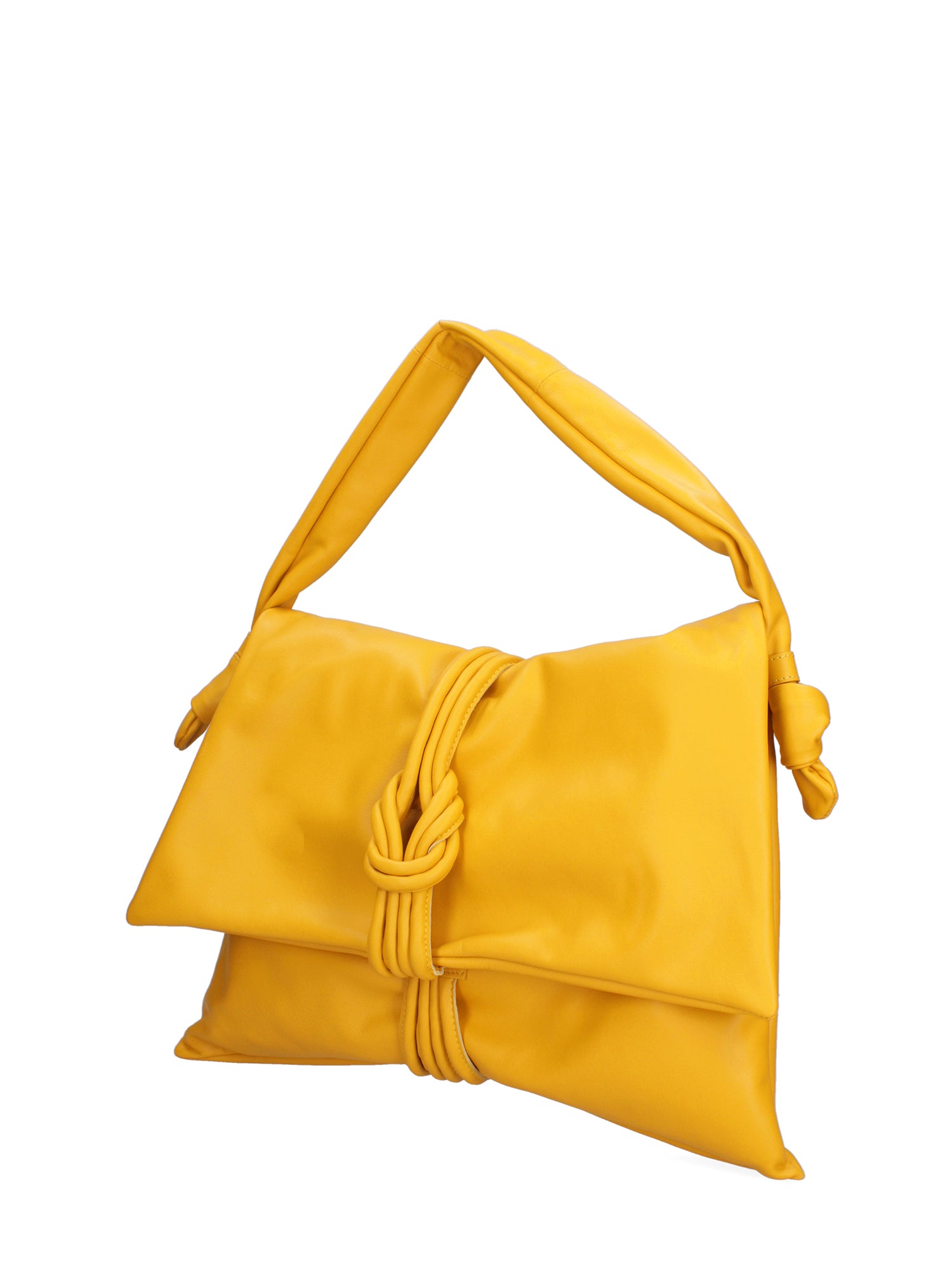 Borsa a spalla da donna Vera pelle 07171-S04 GIALLO Viola Castellani