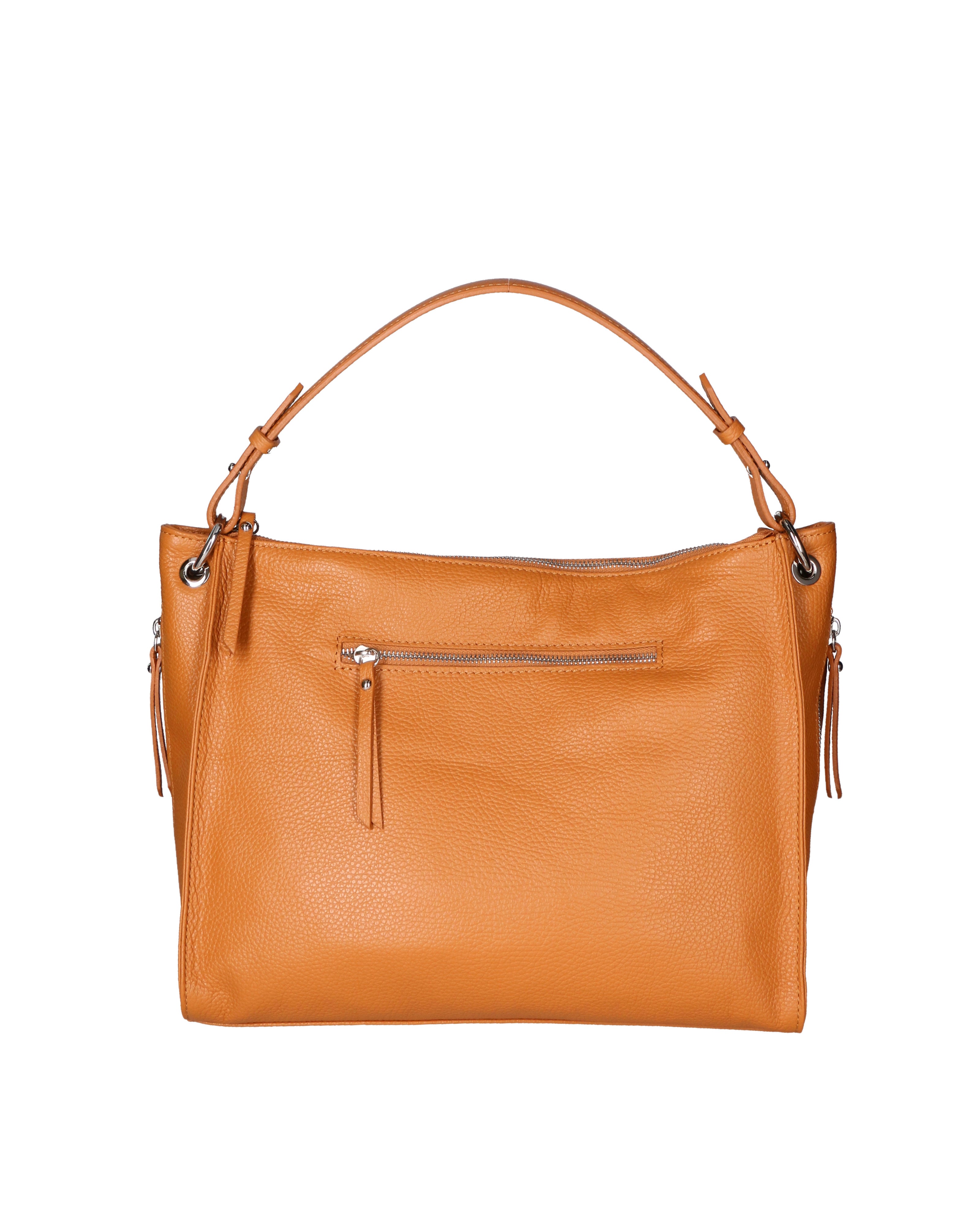 Eris Plus Borsa a mano da donna Vera pelle 7009-D44 CUOIO COGNAC Chiara Ferretti