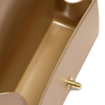 Borsa a mano da donna 100% Pvc FLAT XS MANHATTAN-GOLD + LIGHT GOLD Marc Ellis