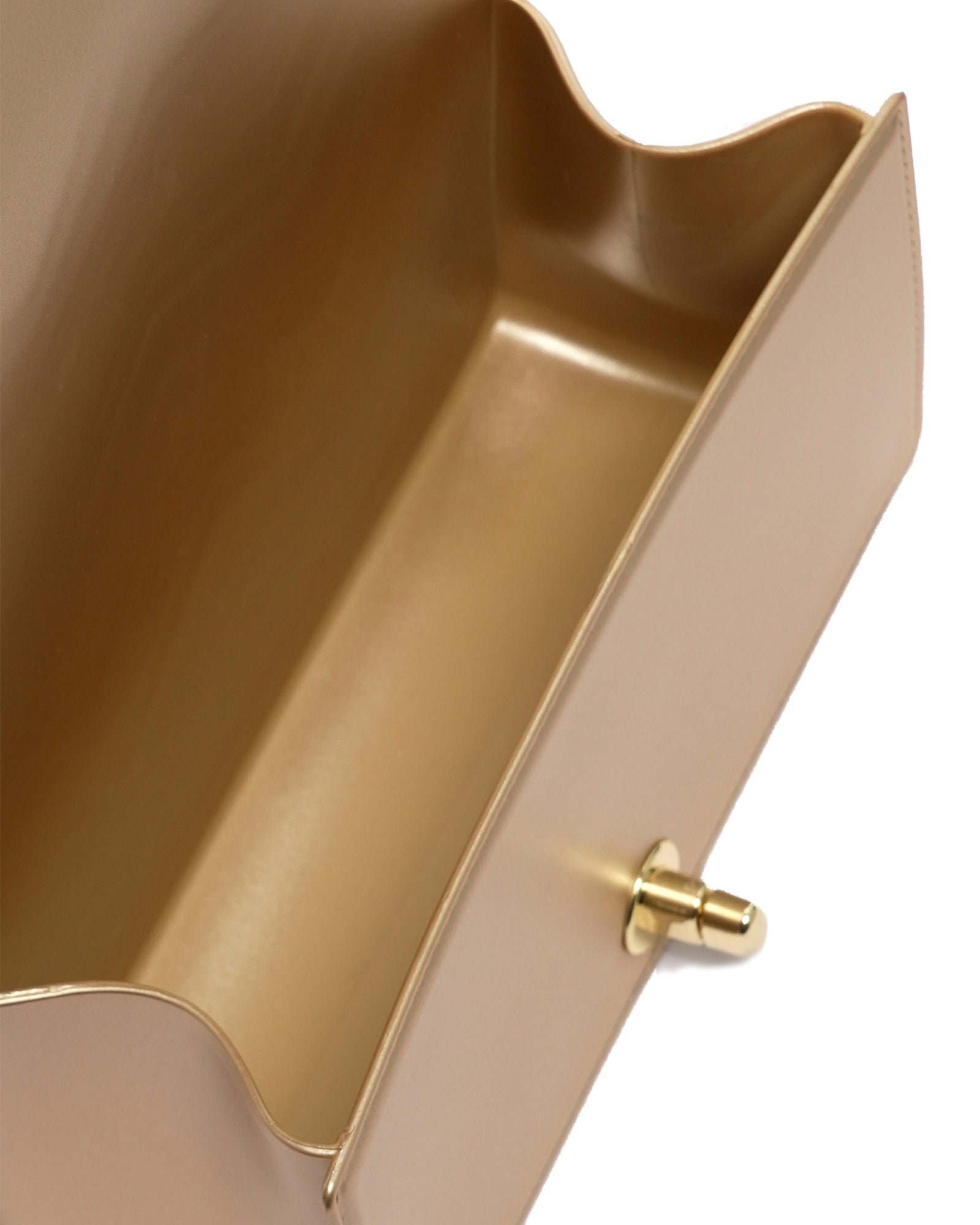 Borsa a mano da donna 100% Pvc FLAT XS MANHATTAN-GOLD + LIGHT GOLD Marc Ellis