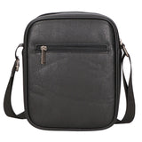 Borsa a tracolla uomo 100% PU Leather PCL3005-BLACK Northampton Polo Club