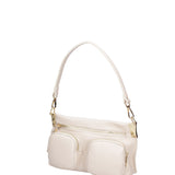 Borsa a spalla da donna Vera pelle 07147-D37 LATTE Roberta Rossi