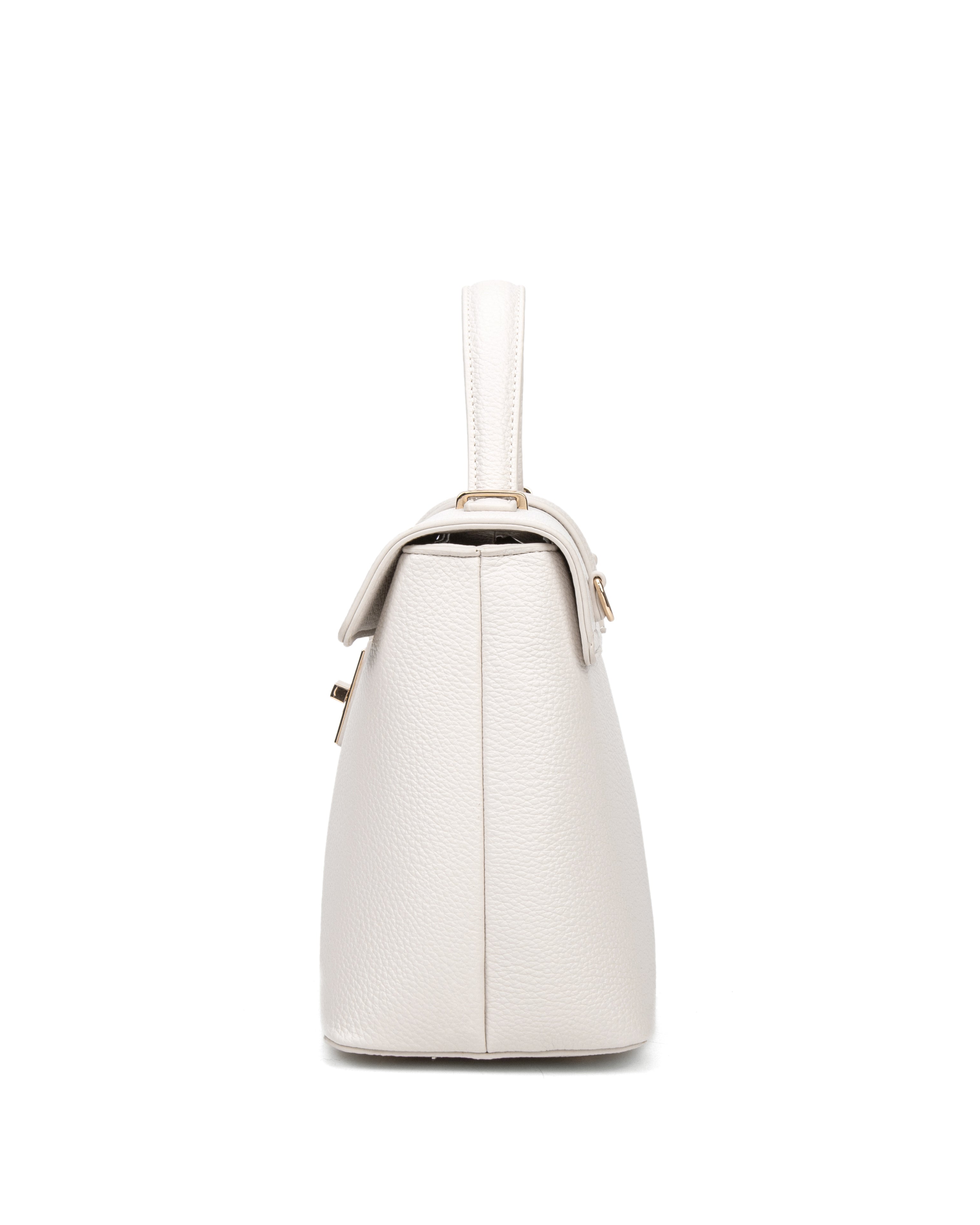 Borsa a mano da donna 100% pelle vegana PU 755-2PT-BEIGE Diana&co
