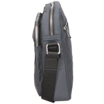 Borsa a tracolla uomo 100% pelle PU PCL3016-GREY Northampton Polo Club