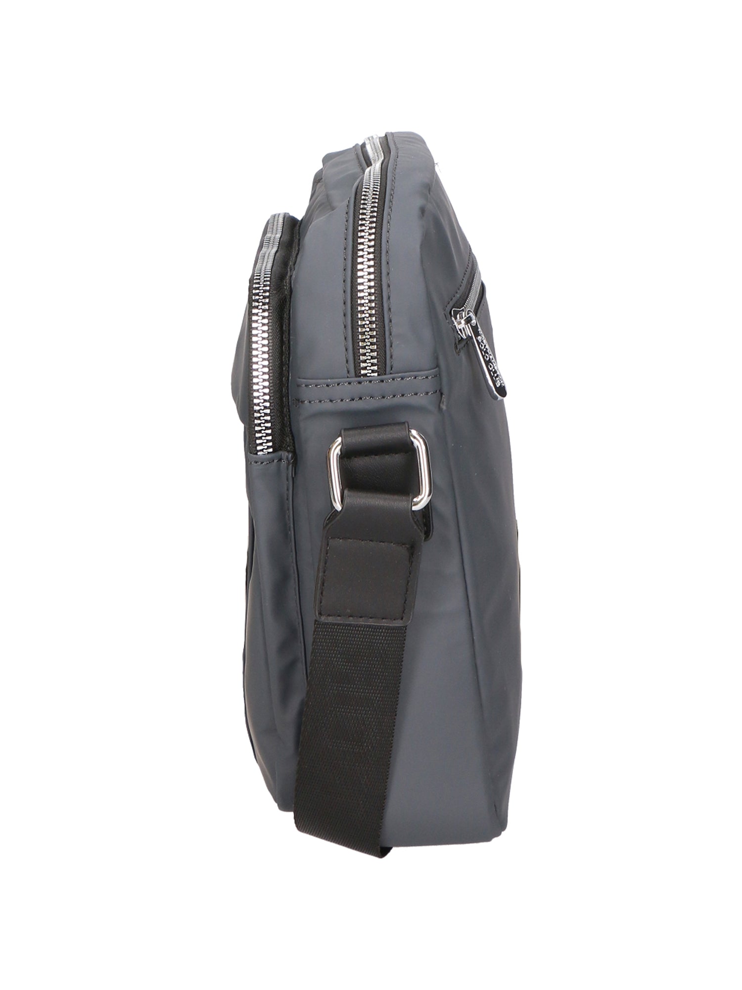 Borsa a tracolla uomo 100% pelle PU PCL3016-GREY Northampton Polo Club