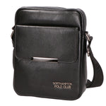 Borsa a tracolla uomo in pelle PU Casual PCL3079-BLACK Northampton Polo Club