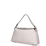 Borsa a spalla da donna Vera pelle 07154-D86 GRIGIO PERLA Roberta Rossi