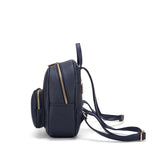 Zaino da donna in pelle vegana Casual 715-2PT-NAVY BLUE Diana&co