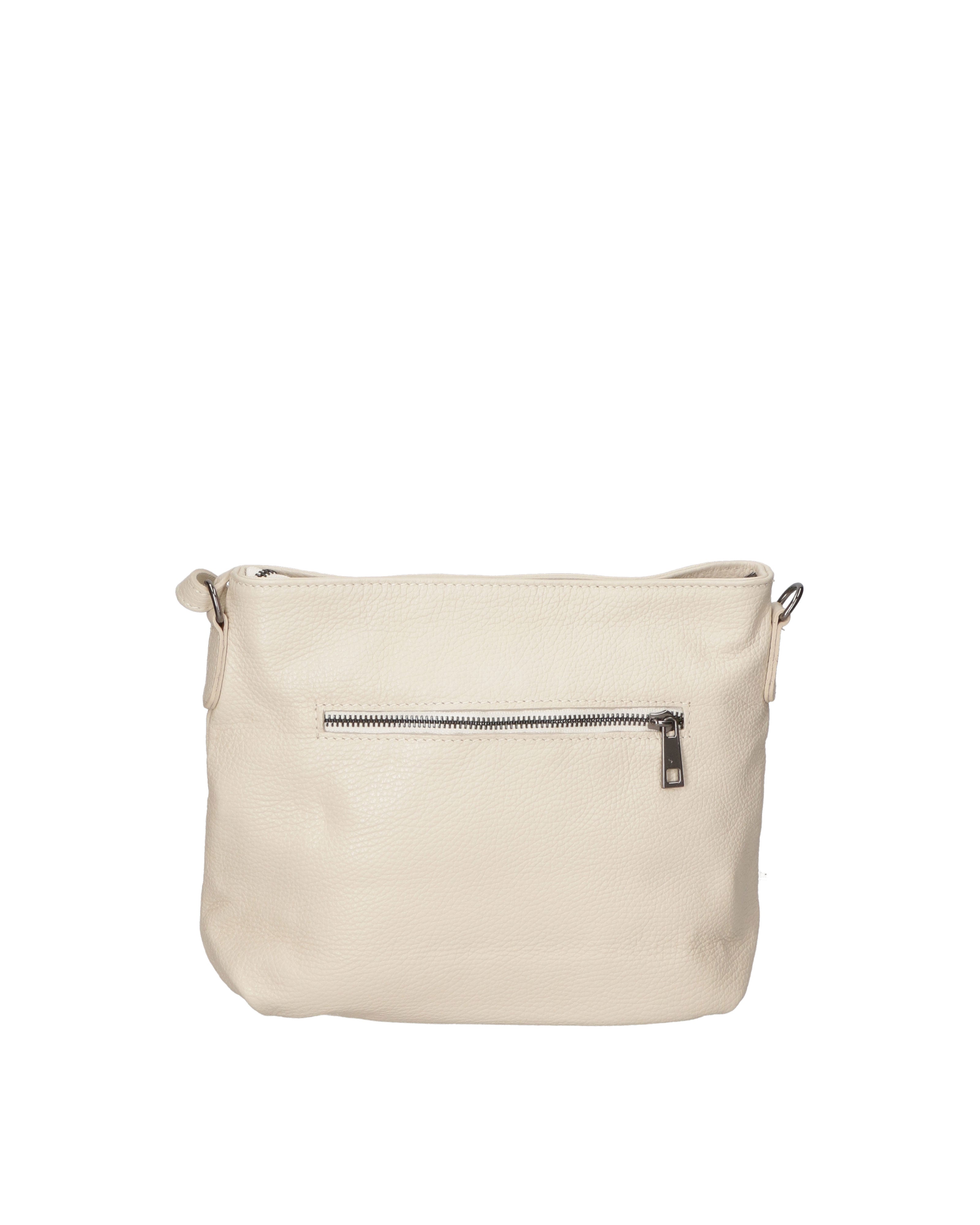 Erminia Borsa a tracolla da donna Vera pelle 80062-BEIGE Gave Lux