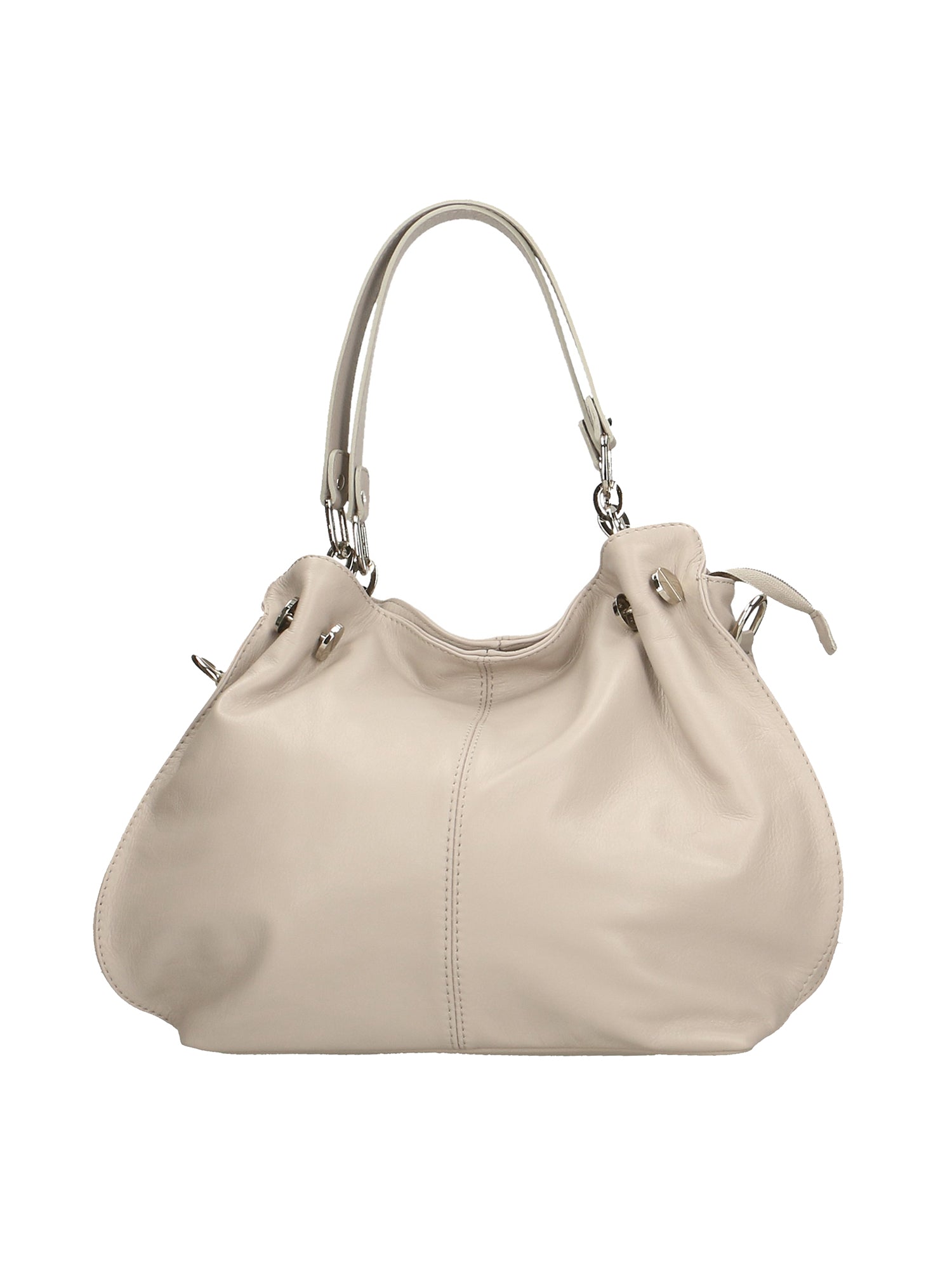 Ereba Borsa a mano da donna Made in Italy 100% pelle 3305-S86 GRIGIO Gave Lux